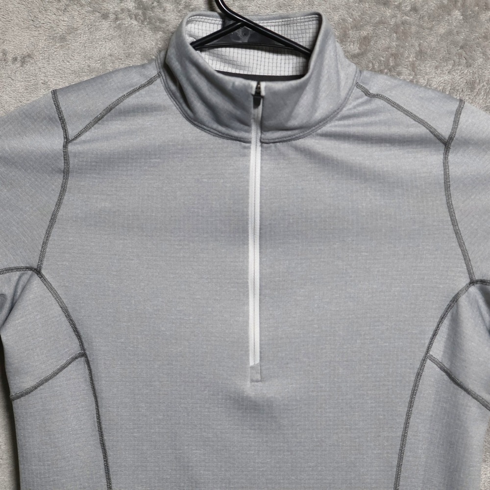 Patagonia Capilene Midweight Baselayer Pullover Womens S Gray 1/2 Zip Polartec